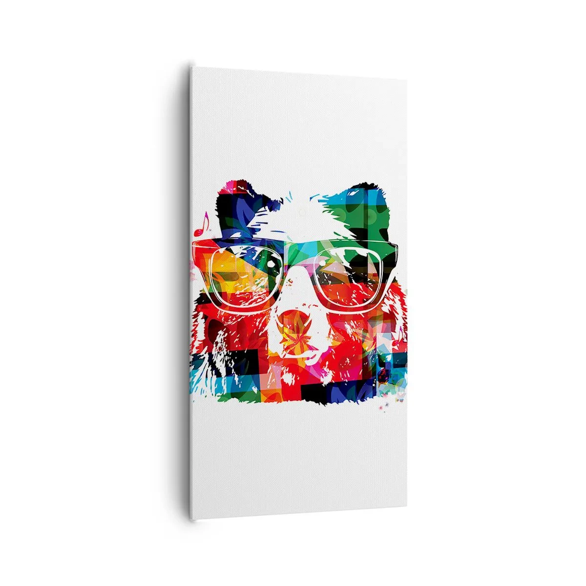 Impression sur toile - Image sur toile - Ca plait au chien! - 65x120 cm