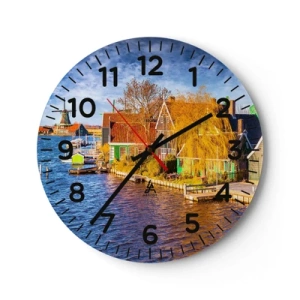 Horloge murale - Pendule murale - C'est pareil depuis des lustres - 30x30 cm
