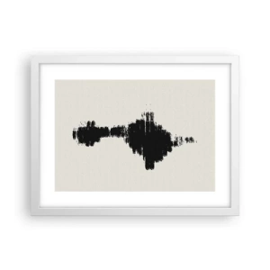 Affiche dans un cadre blanc - Poster - Vibrations de l'imagination - 40x30 cm