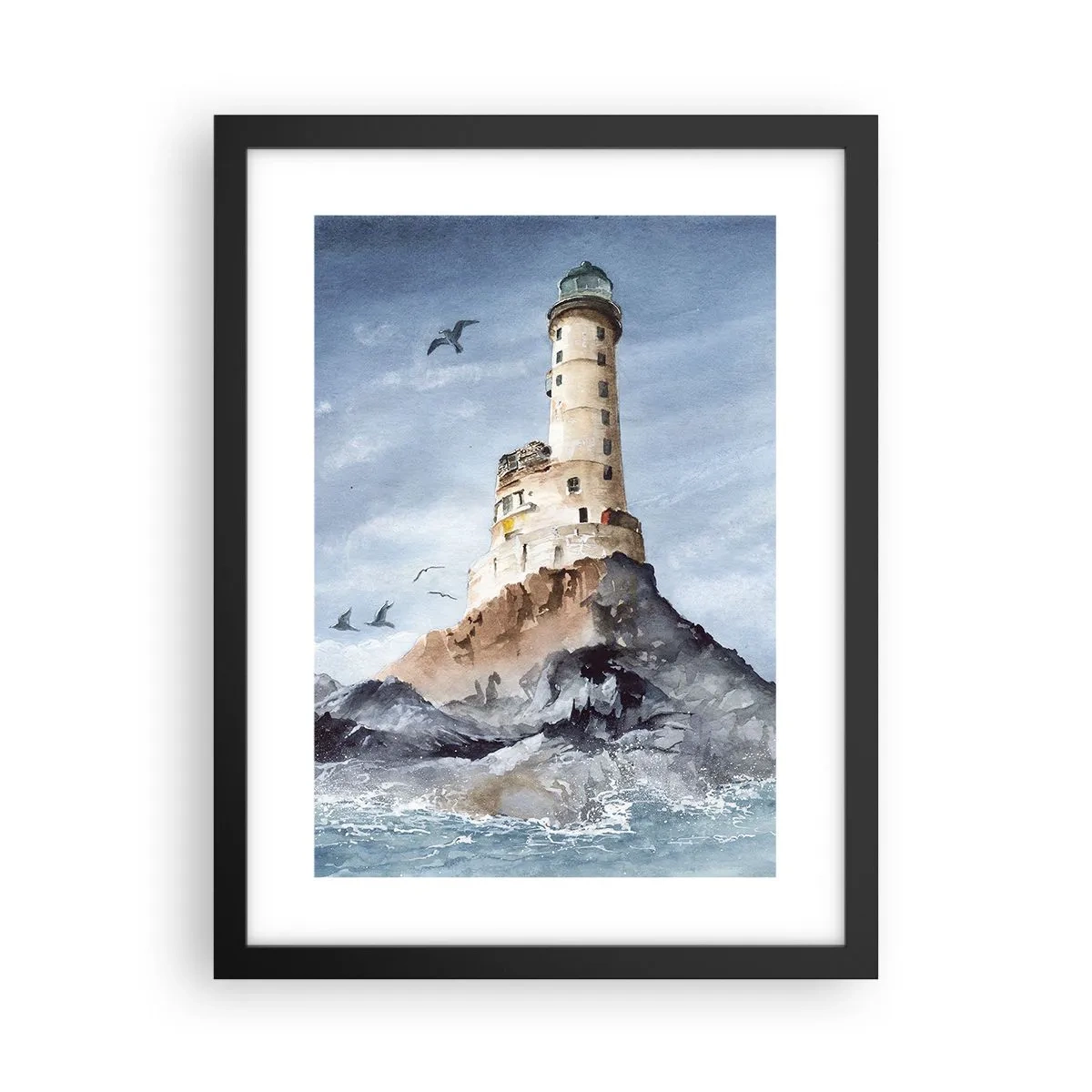 Affiche dans un cadre noir - Poster - Invincible - 30x40 cm