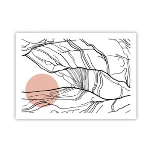 Affiche - Poster - Dans un réseau de brindilles - 70x50 cm