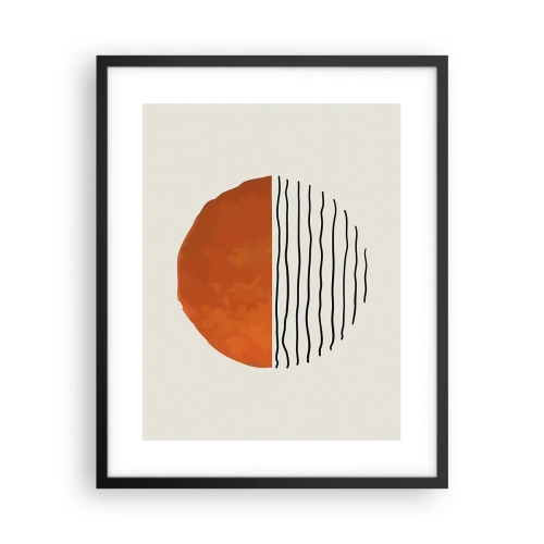 Affiche dans un cadre noir - Poster - Dans un climat japonnais - 40x50 cm