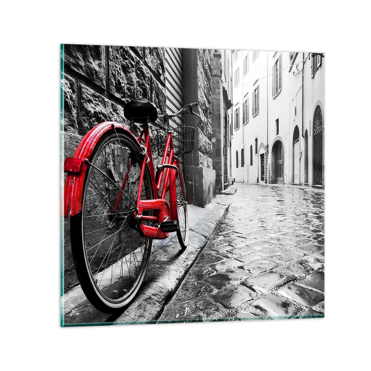 Impression sur verre - Image sur verre - La vraie beauté ne vieillit pas - 30x30 cm