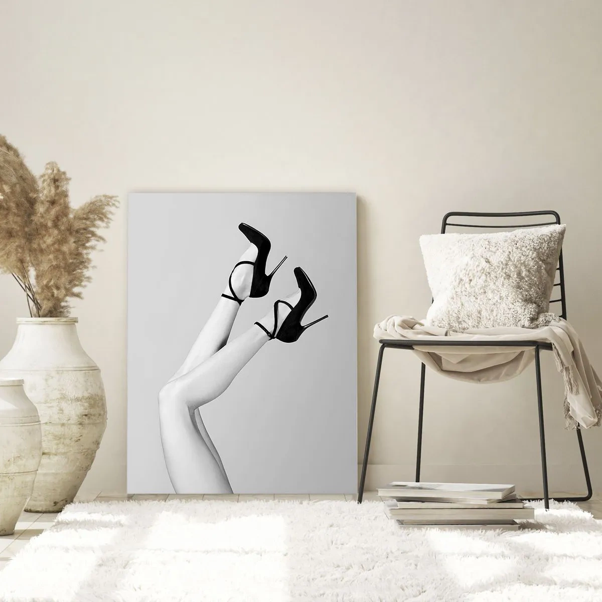 Impression sur verre - Image sur verre - Les jambes en l’air - 70x100 cm