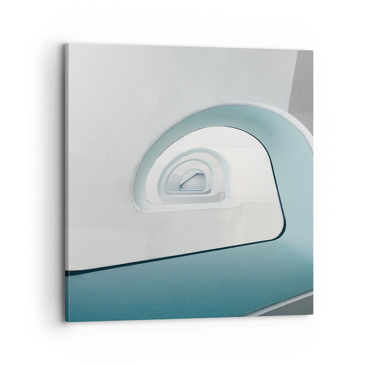 Impression sur toile - Image sur toile - Au profondeur du bleu - 70x70 cm