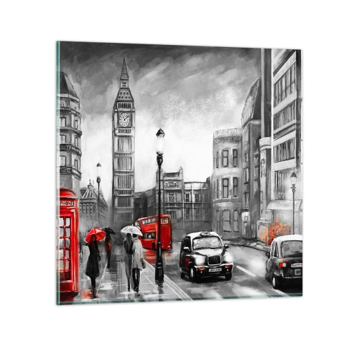 Impression sur verre - Image sur verre - Pas du tout une ville grise - 60x60 cm