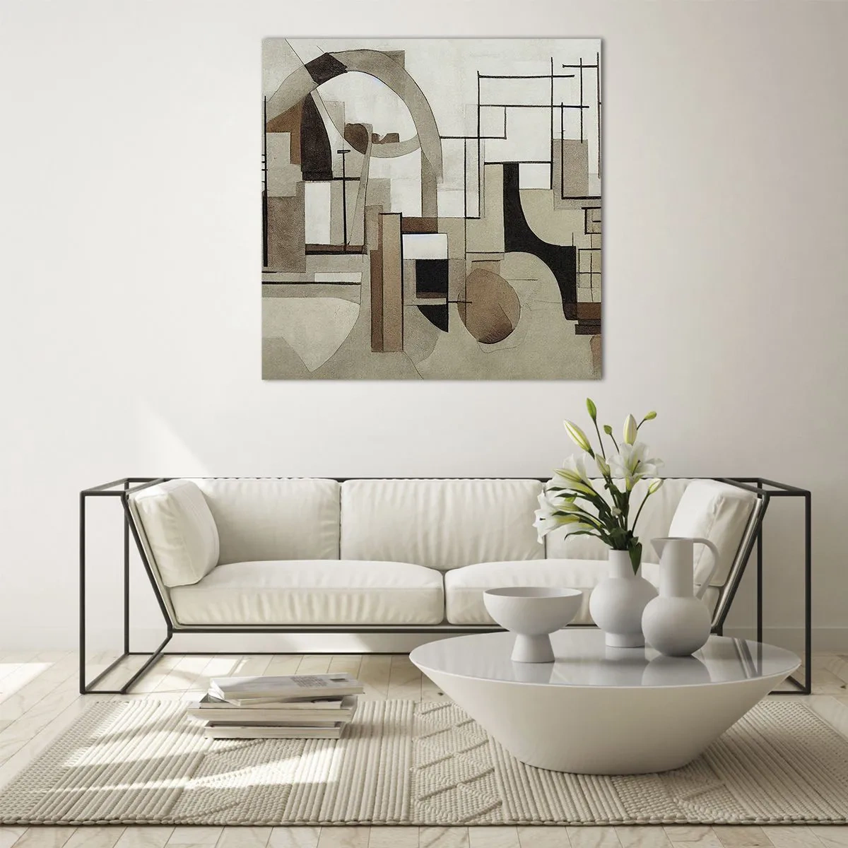 Impression sur verre - Image sur verre - Paysage urbain 2.0 - 40x40 cm