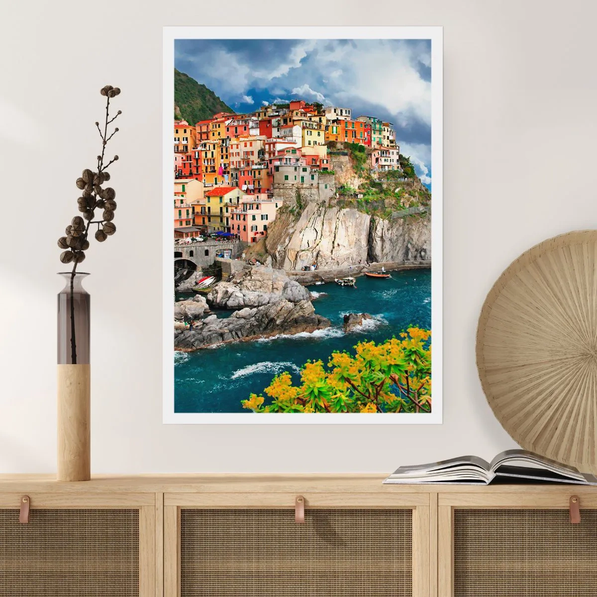 Affiche - Poster - Un groupe embrassant les rochers - 40x50 cm