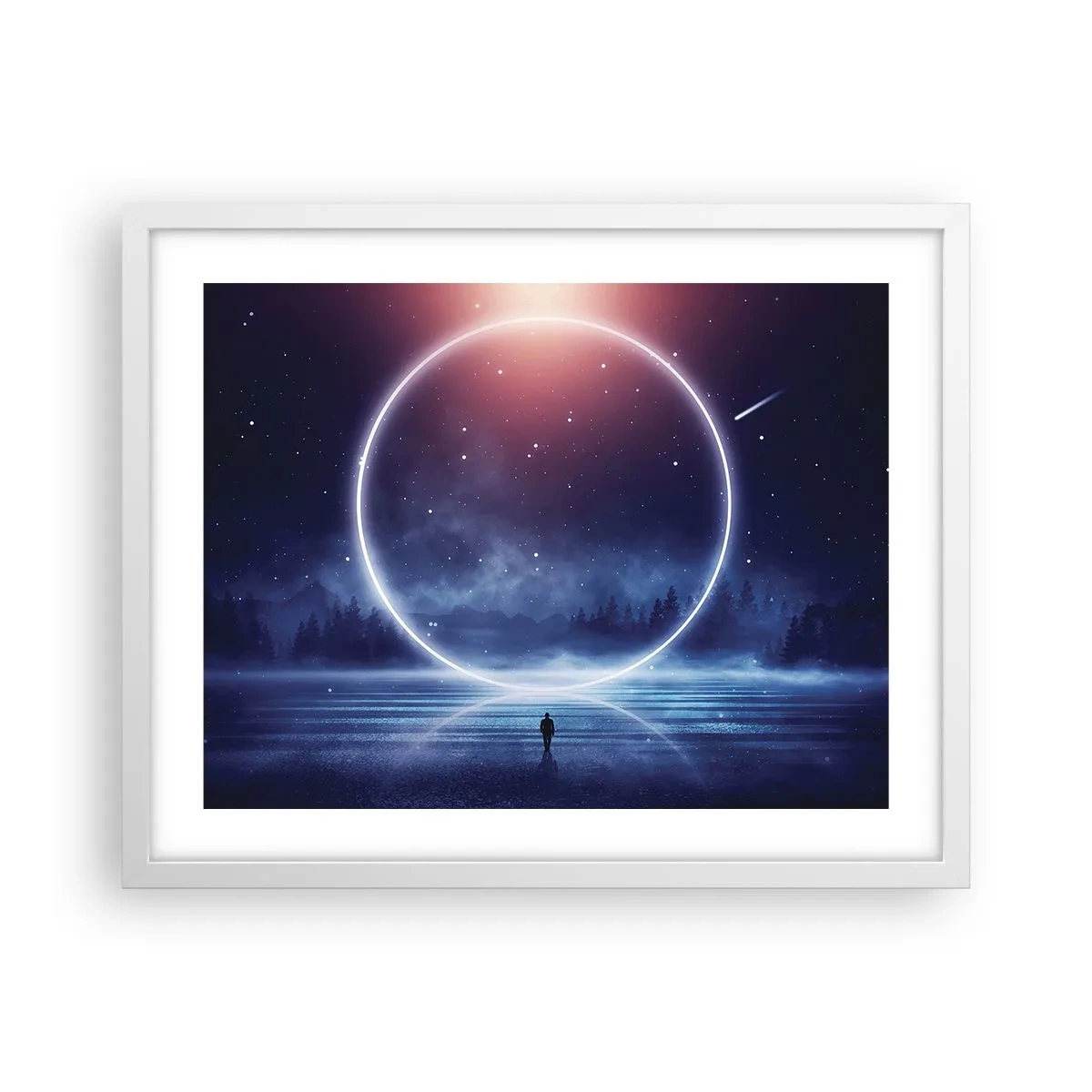 Affiche dans un cadre blanc - Poster - Ils sont déjà là... - 50x40 cm