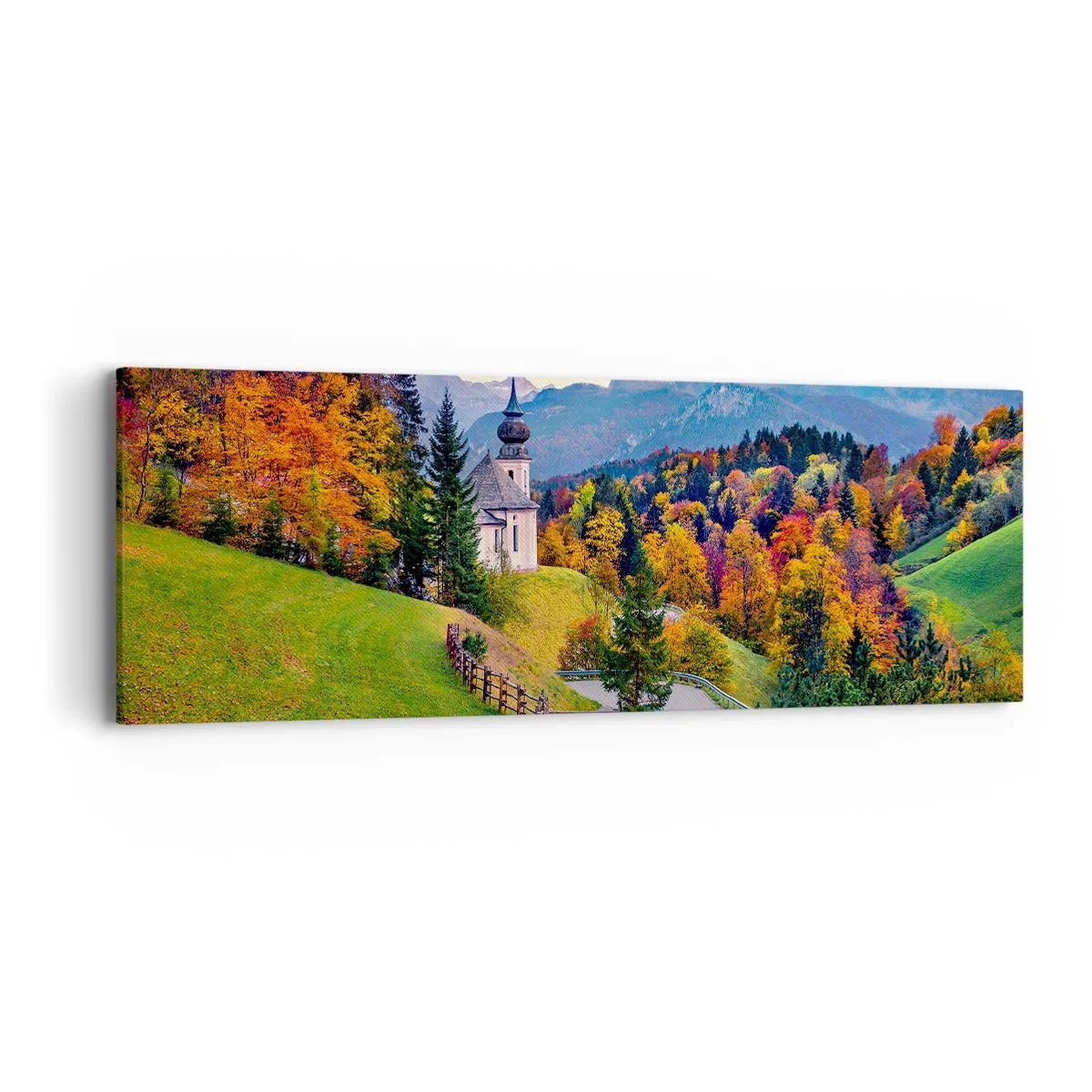 Impression sur toile - Image sur toile - Paysage comme peind - 90x30 cm
