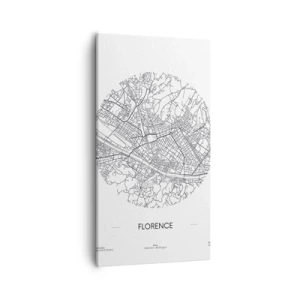 Impression sur toile - Image sur toile - Anatomie de Florence - 55x100 cm