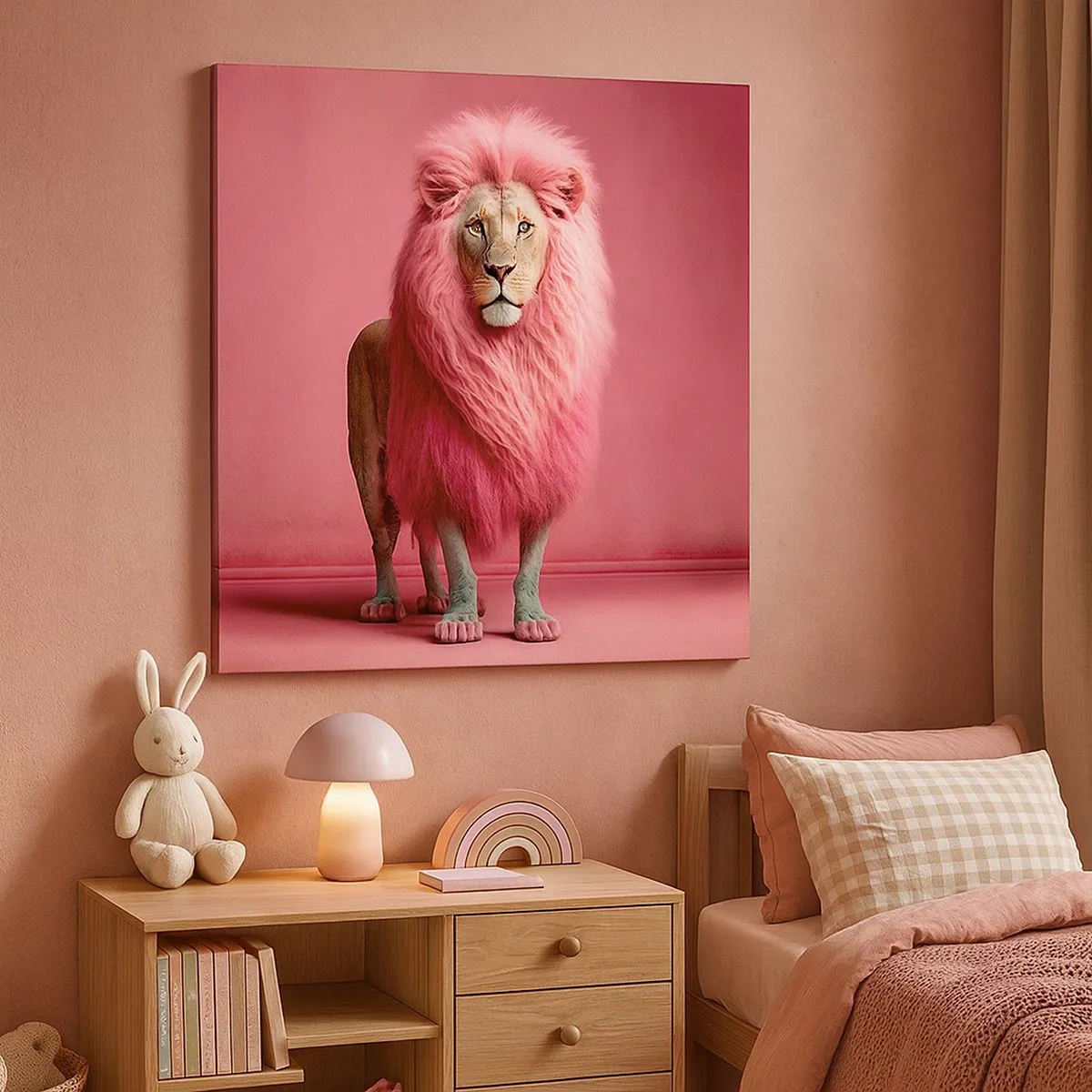 Impression sur toile - Image sur toile - Et tu n'as plus peur - 30x30 cm