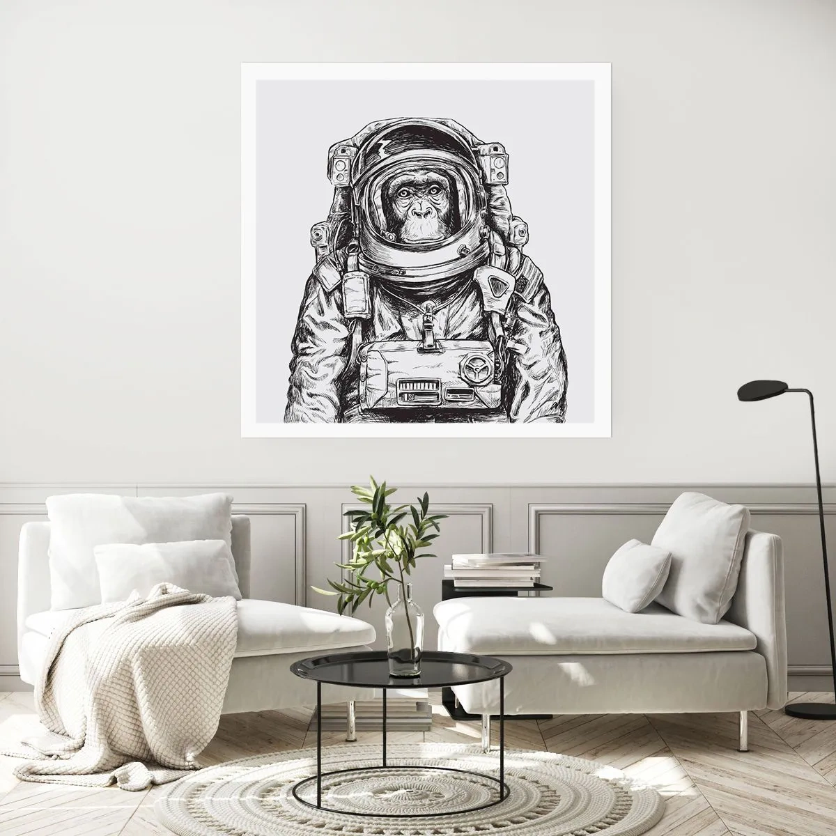 Affiche - Poster - Évolution alternative - 50x50 cm