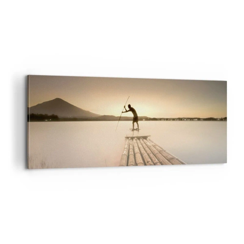 Impression sur toile - Image sur toile - Avant la fin du jour - 100x40 cm