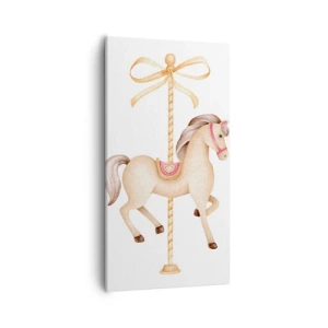 Impression sur toile - Image sur toile - Un trot gracieux - 55x100 cm