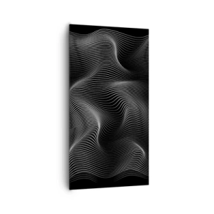 Impression sur toile - Image sur toile - Danse de lumière dans l'espace - 65x120 cm