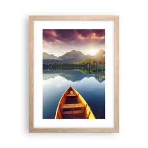 Affiche dans un chêne clair - Poster - Rien contre nature - 30x40 cm