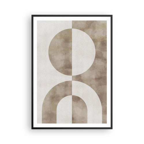 Affiche dans un cadre noir - Poster - Similitudes et différences - 70x100 cm