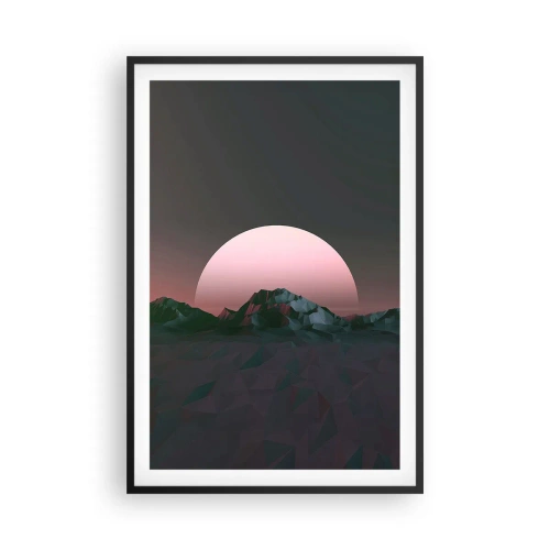 Affiche dans un cadre noir - Poster - Dans une galaxie voisine - 61x91 cm