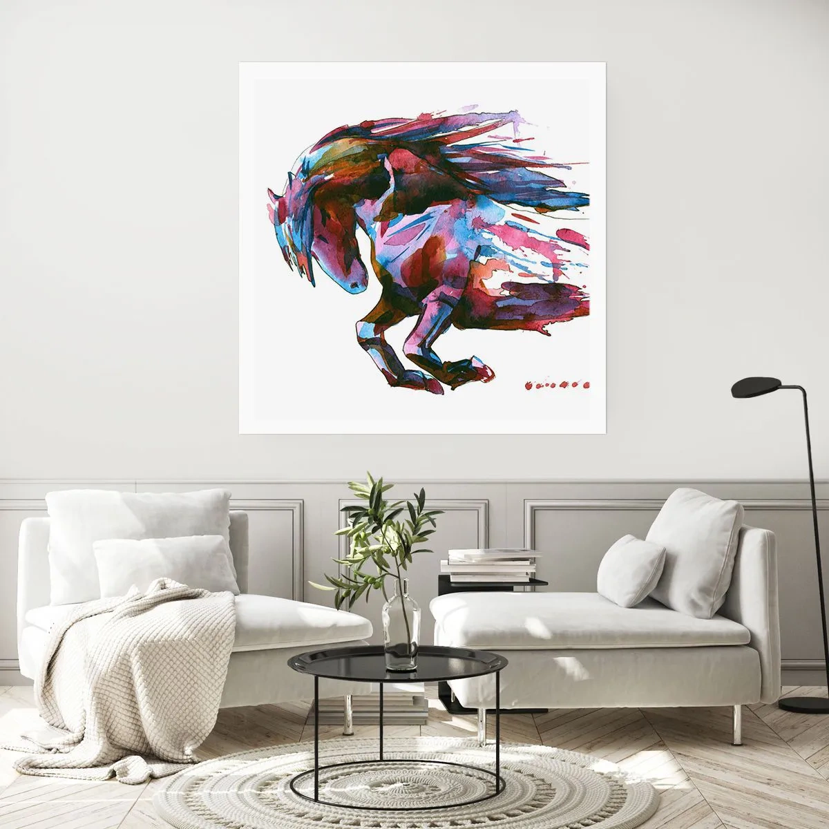 Affiche - Poster - Dans le ravissement - 40x40 cm