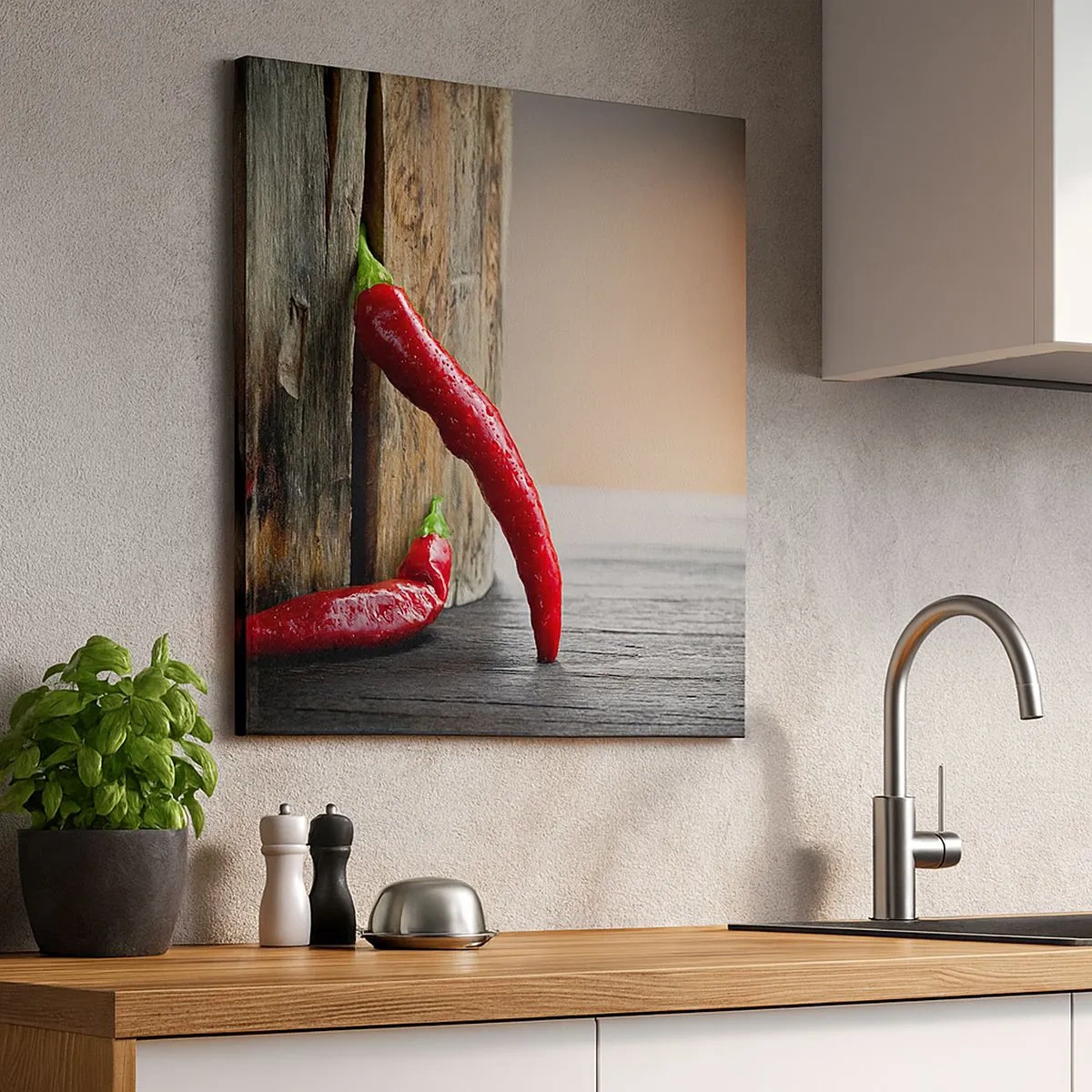 Impression sur toile - Image sur toile - Red hot chili peppers - 30x30 cm