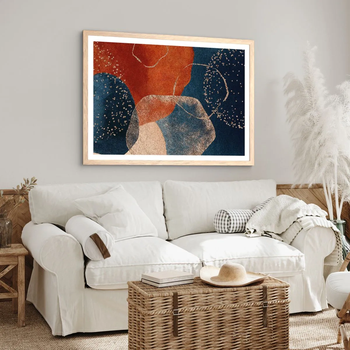 Affiche dans un chêne clair - Poster - La légèreté de l'être - 91x61 cm