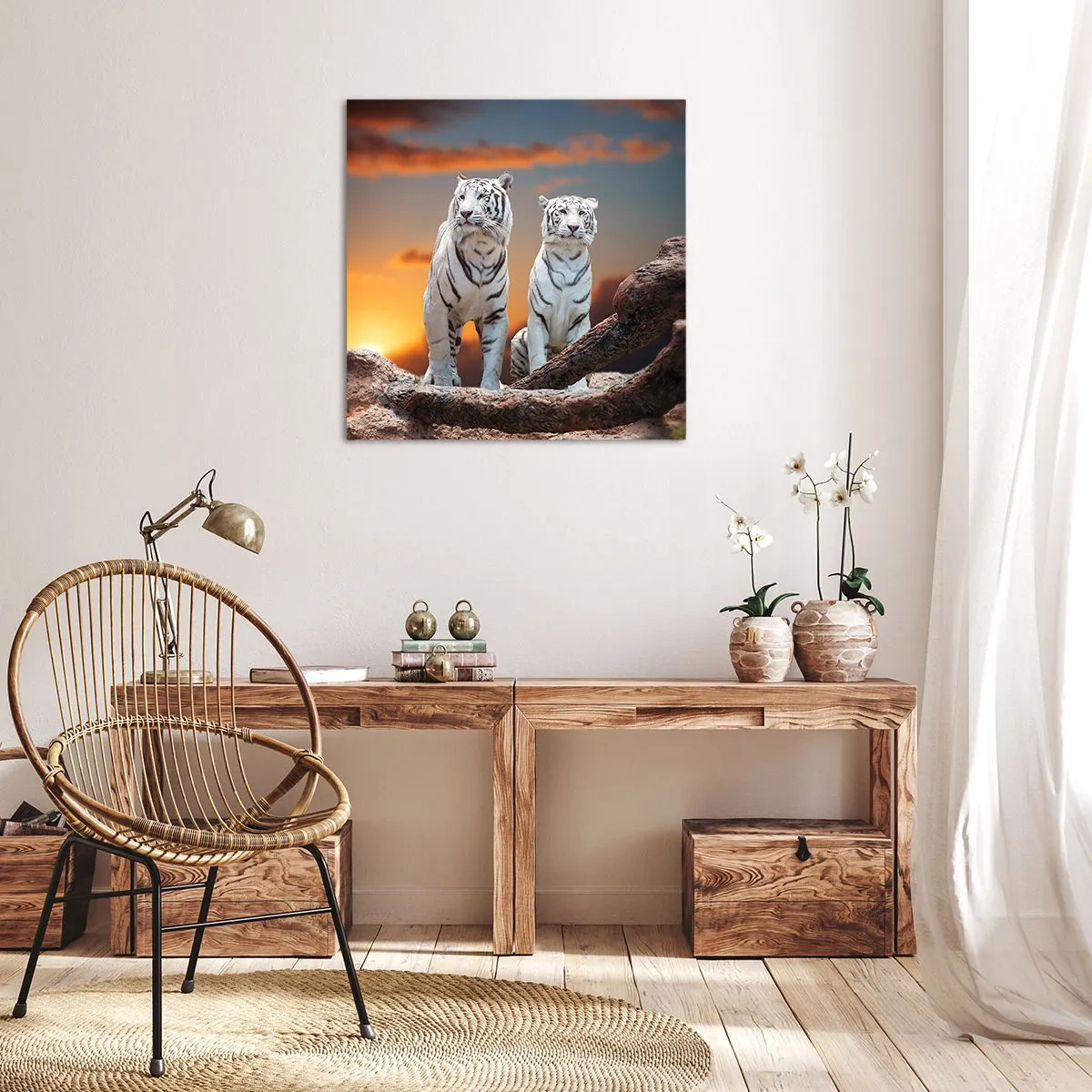 Impression sur toile - Image sur toile - Tout comme à Narnia - 30x30 cm