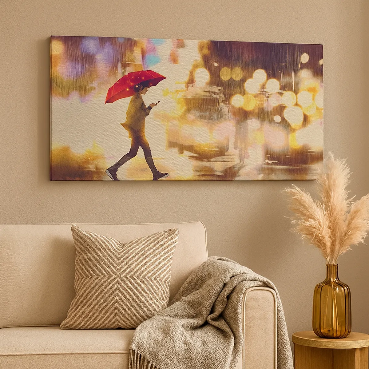 Impression sur toile - Image sur toile - Et pourtant ensoleillé - 30x30 cm