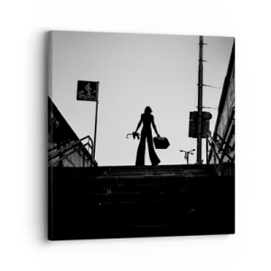 Impression sur toile - Image sur toile - Pèlerinage urbain - 30x30 cm