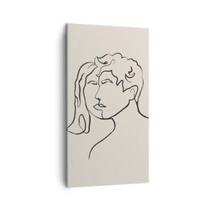 Impression sur toile - Image sur toile - Et l'unité est apparue - 45x80 cm