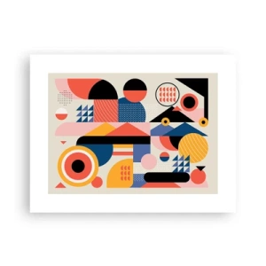 Affiche - Poster - Composition : jouer - 40x30 cm