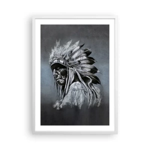 Affiche dans un cadre blanc - Poster - Retour aux sources - 50x70 cm