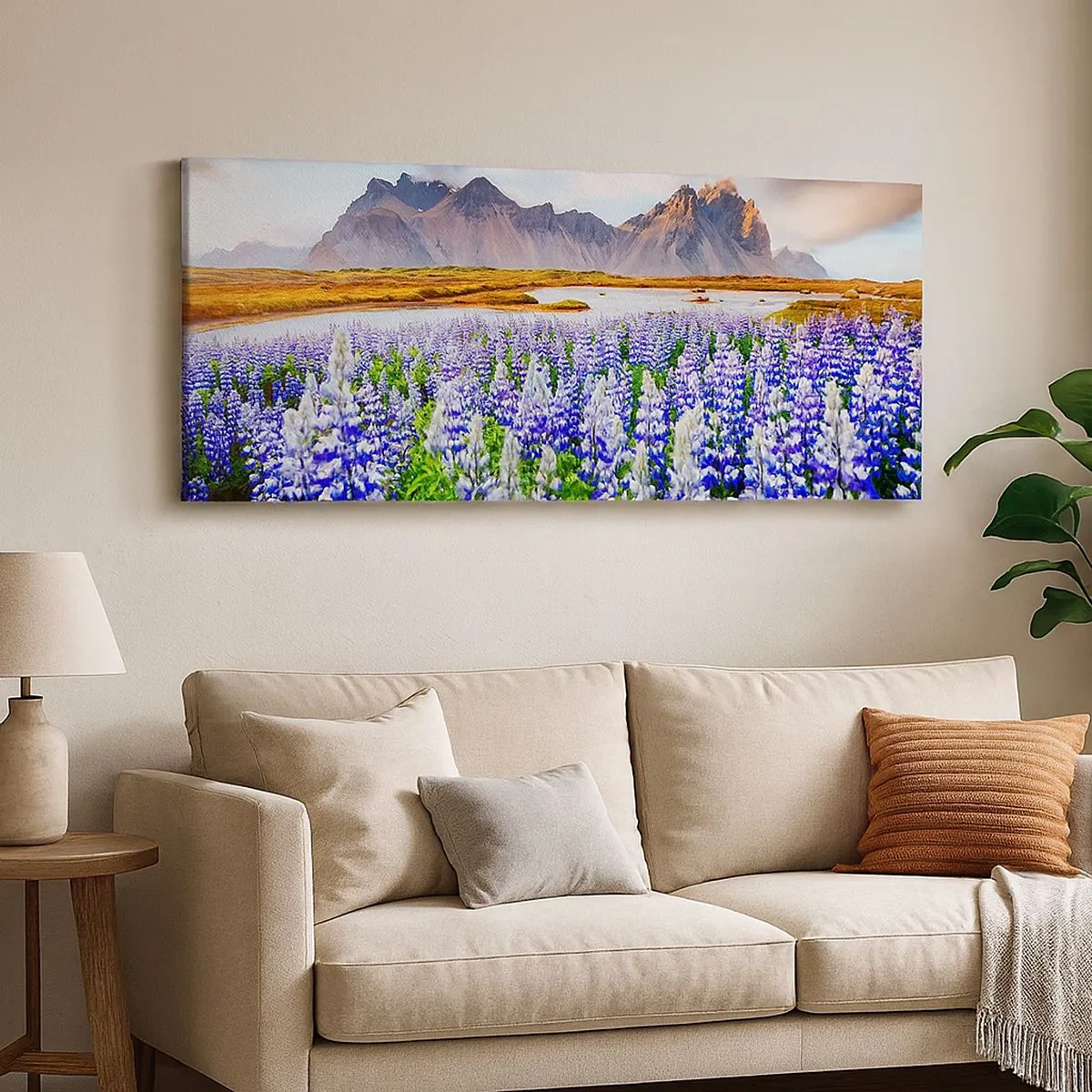 Impression sur toile - Image sur toile - La force et l'austérité côtoient la douceur - 100x40 cm