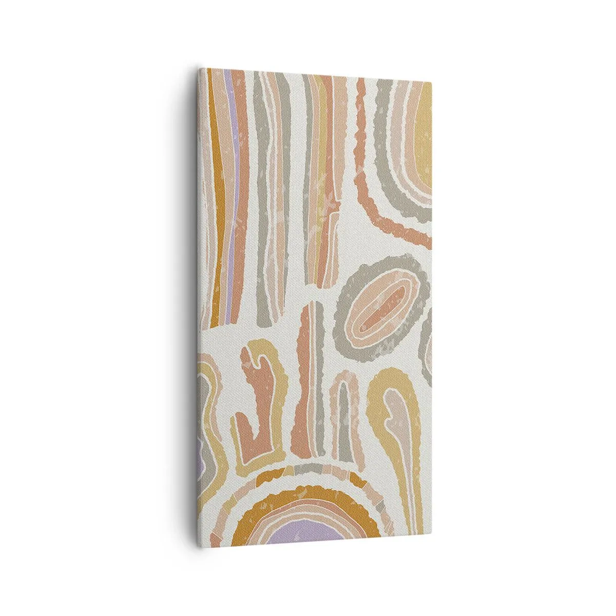 Impression sur toile - Image sur toile - Coupes transversales colorées - 55x100 cm
