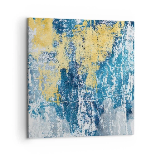 Impression sur toile - Image sur toile - Abstraction du temps - 50x50 cm