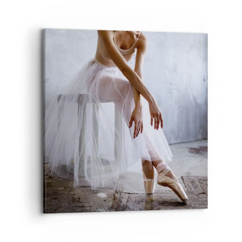 Impression sur toile - Image sur toile - Avant que les lumières de la rampe ne clignotent - 70x70 cm