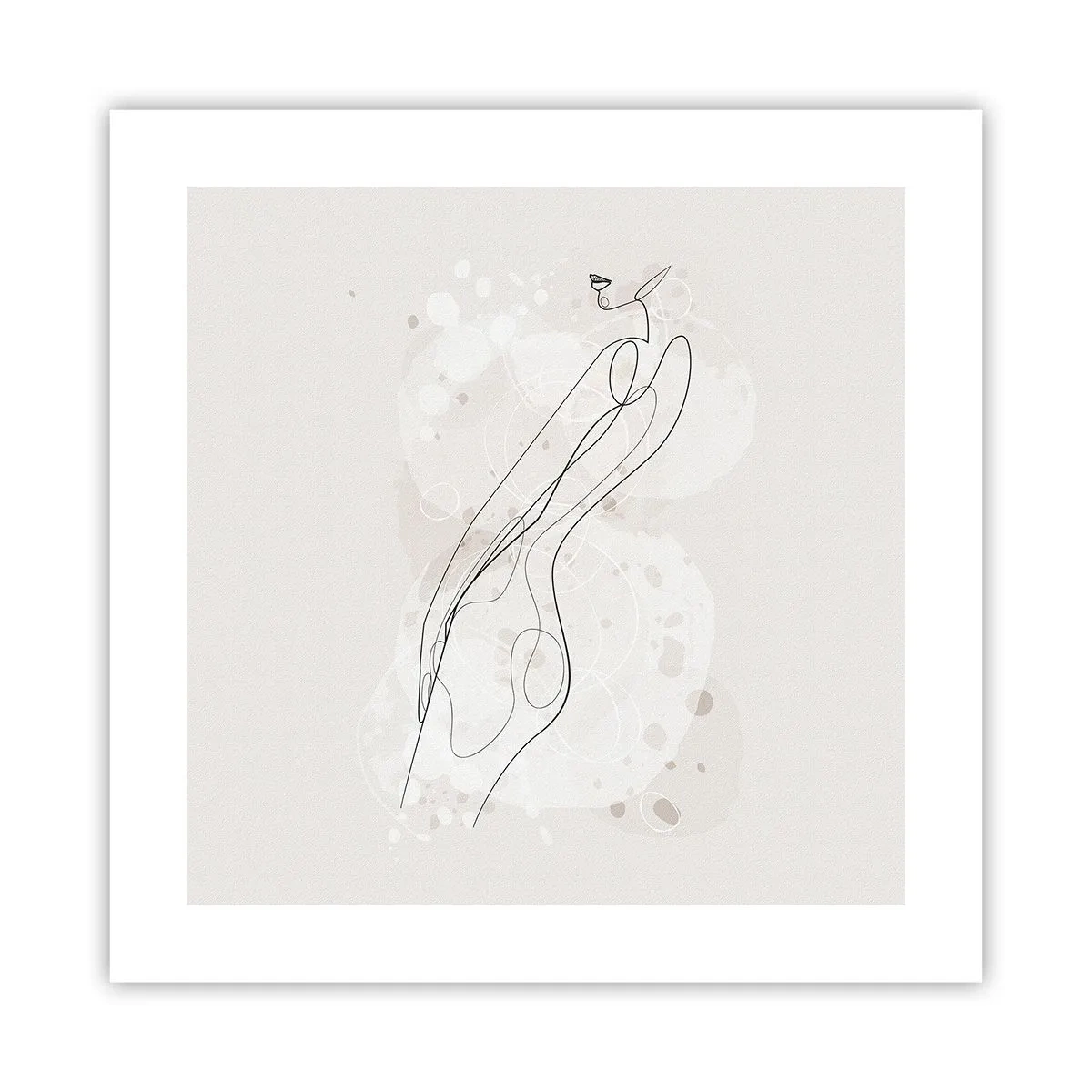 Affiche - Poster - Trompe l'oeil - 40x40 cm