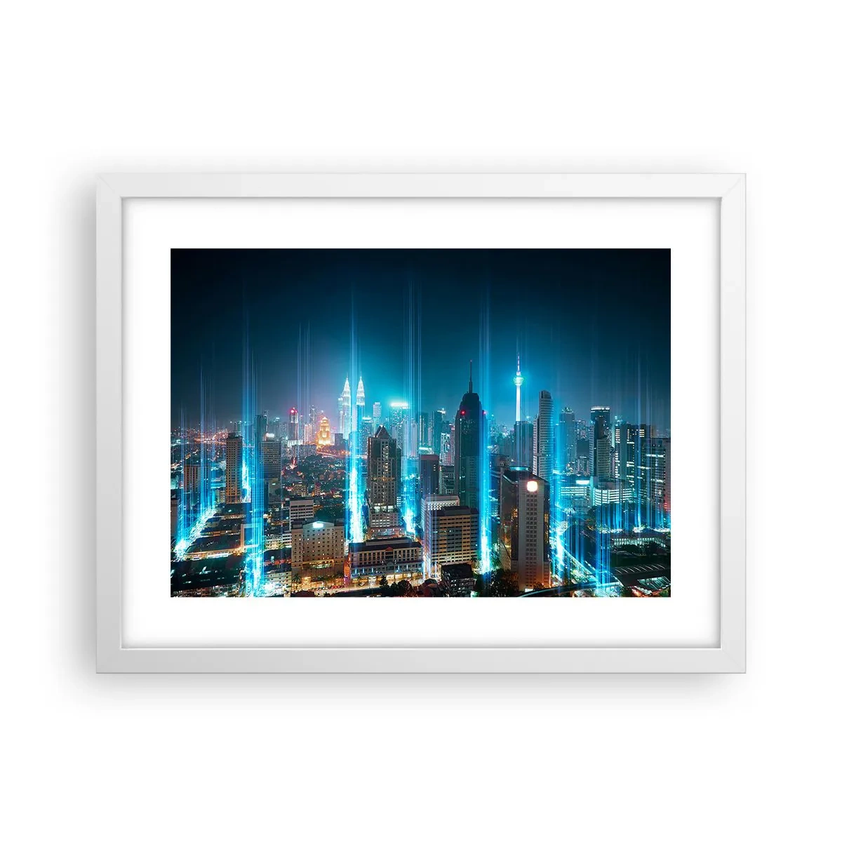 Affiche dans un cadre blanc - Poster - À Berlin au paradis - 40x30 cm
