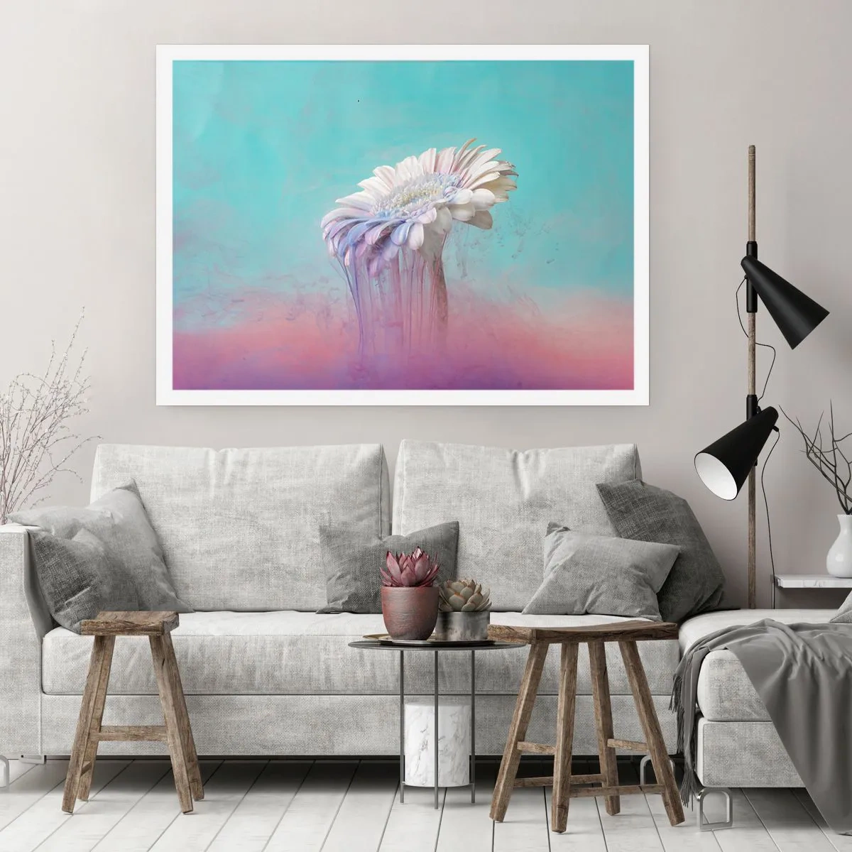 Affiche - Poster - Le monde souterrain des fleurs - 40x30 cm