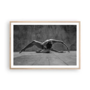 Affiche dans un chêne clair - Poster - Symétrie trouvée - 91x61 cm