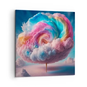 Impression sur toile - Image sur toile - Le rêve d'un parc d'attractions - 50x50 cm