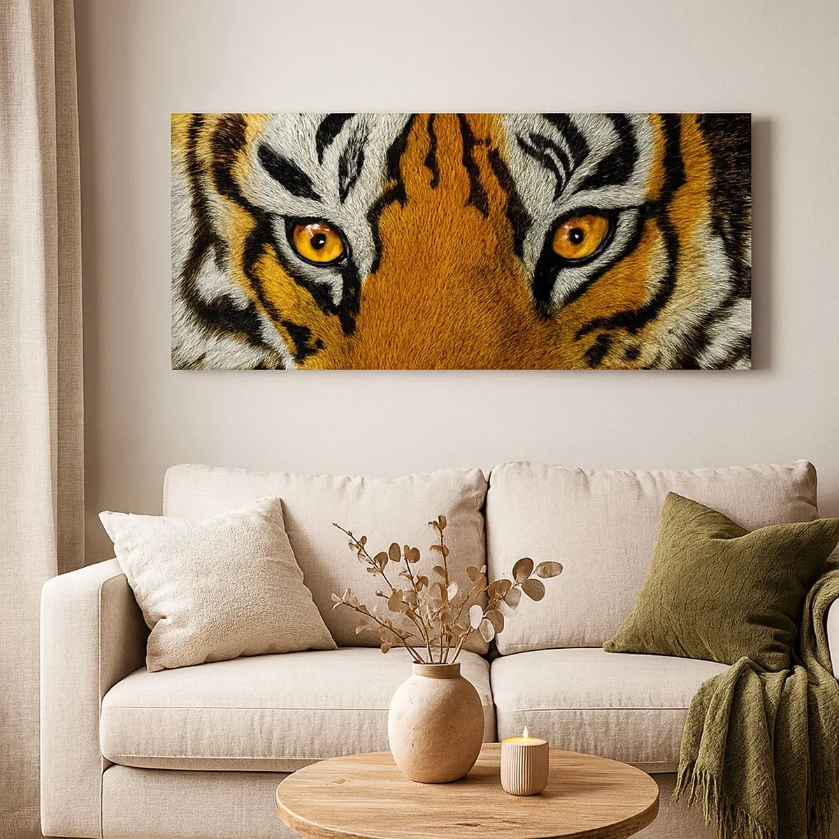 Impression sur toile - Image sur toile - Terrible et beau - 100x40 cm