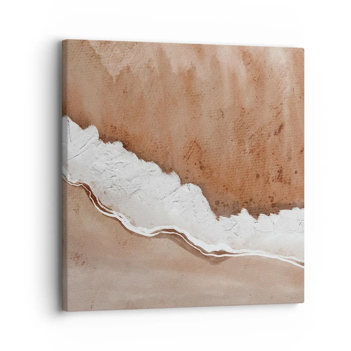 Impression sur toile - Image sur toile - Dans des couleurs de la terre - 30x30 cm