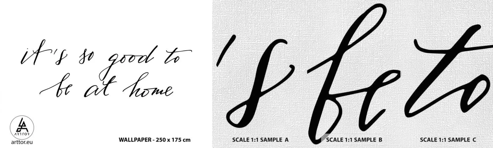 Échantillon de Papier Peint Premium Canvas - Toute la vérite - Typographie, Affirmation, Maxime - 100x30 cm