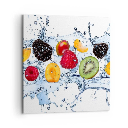 Impression sur toile - Image sur toile - Amusez-vous avec nous - 50x50 cm