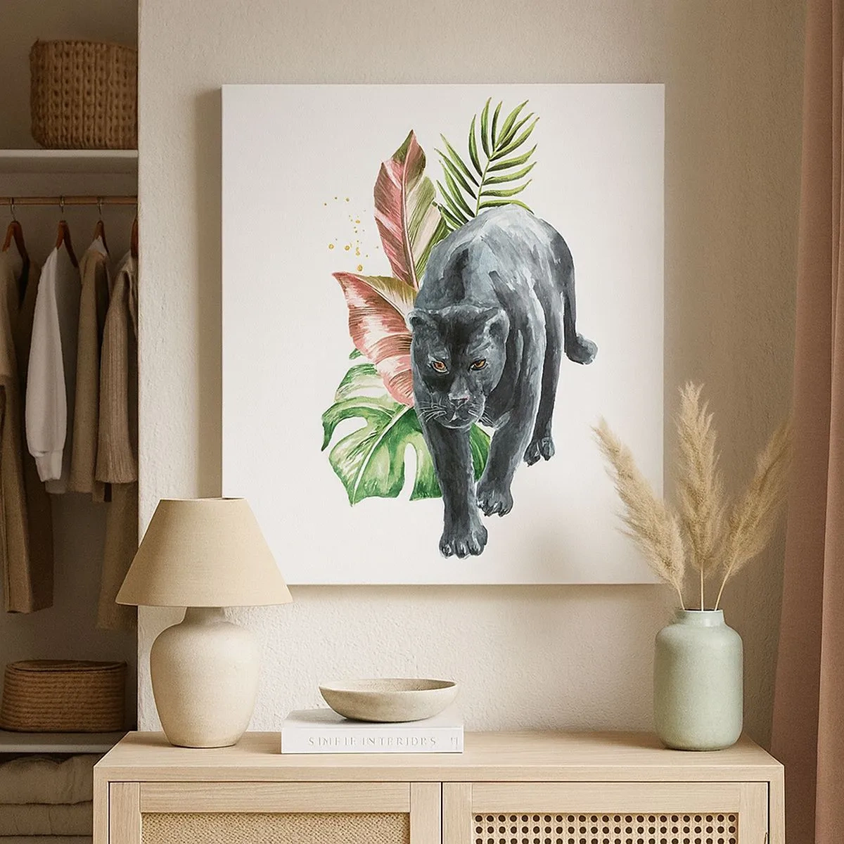 Impression sur toile - Image sur toile - Sauvagerie du coeur - 30x30 cm