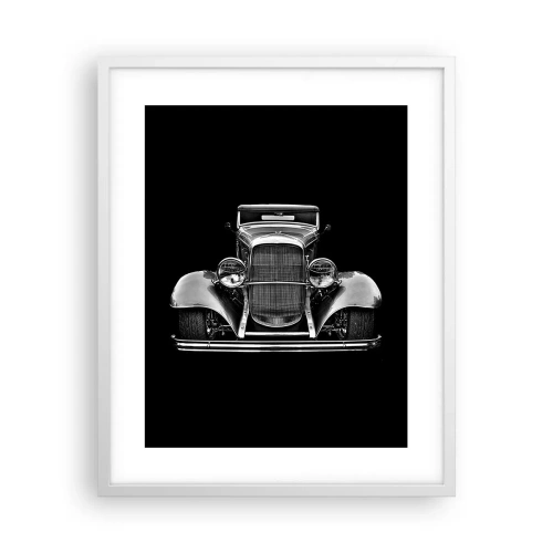 Affiche dans un cadre blanc - Poster - Un vrai gentleman - 40x50 cm