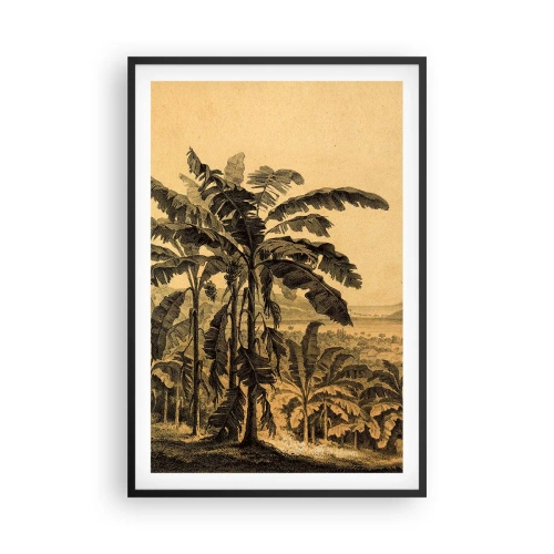 Affiche dans un cadre noir - Poster - Dans un climat colonial - 61x91 cm