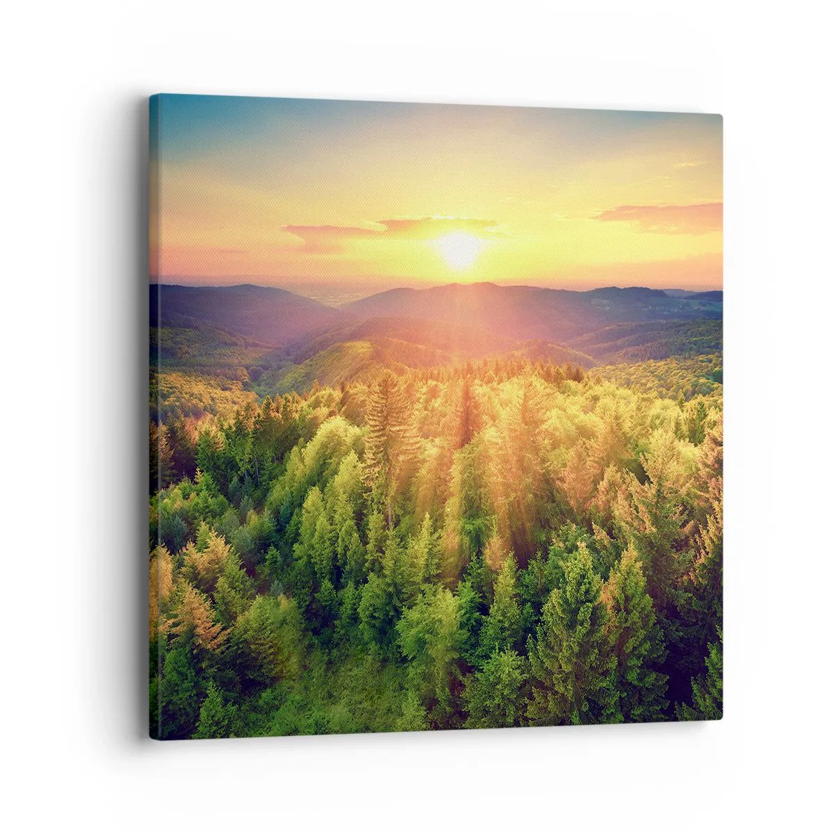 Impression sur toile - Image sur toile - Monts et sommets - 40x40 cm