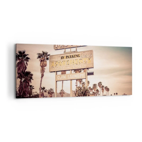 Impression sur toile - Image sur toile - Ici, le temps s'est arrêté - 100x40 cm